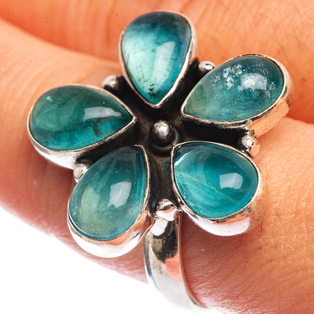 Blue Fluorite Ring Size 8.25 (925 Sterling Silver) RING143304