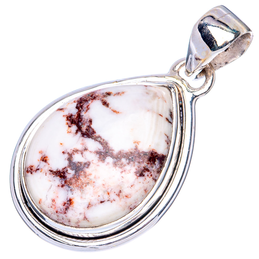 Wild Horse Jasper 925 Sterling Silver Pendant 1 3/8" (925 Sterling Silver) P41892