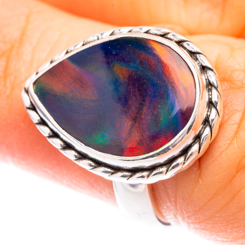 Aura Opal Ring Size 6.5 (925 Sterling Silver) R141299