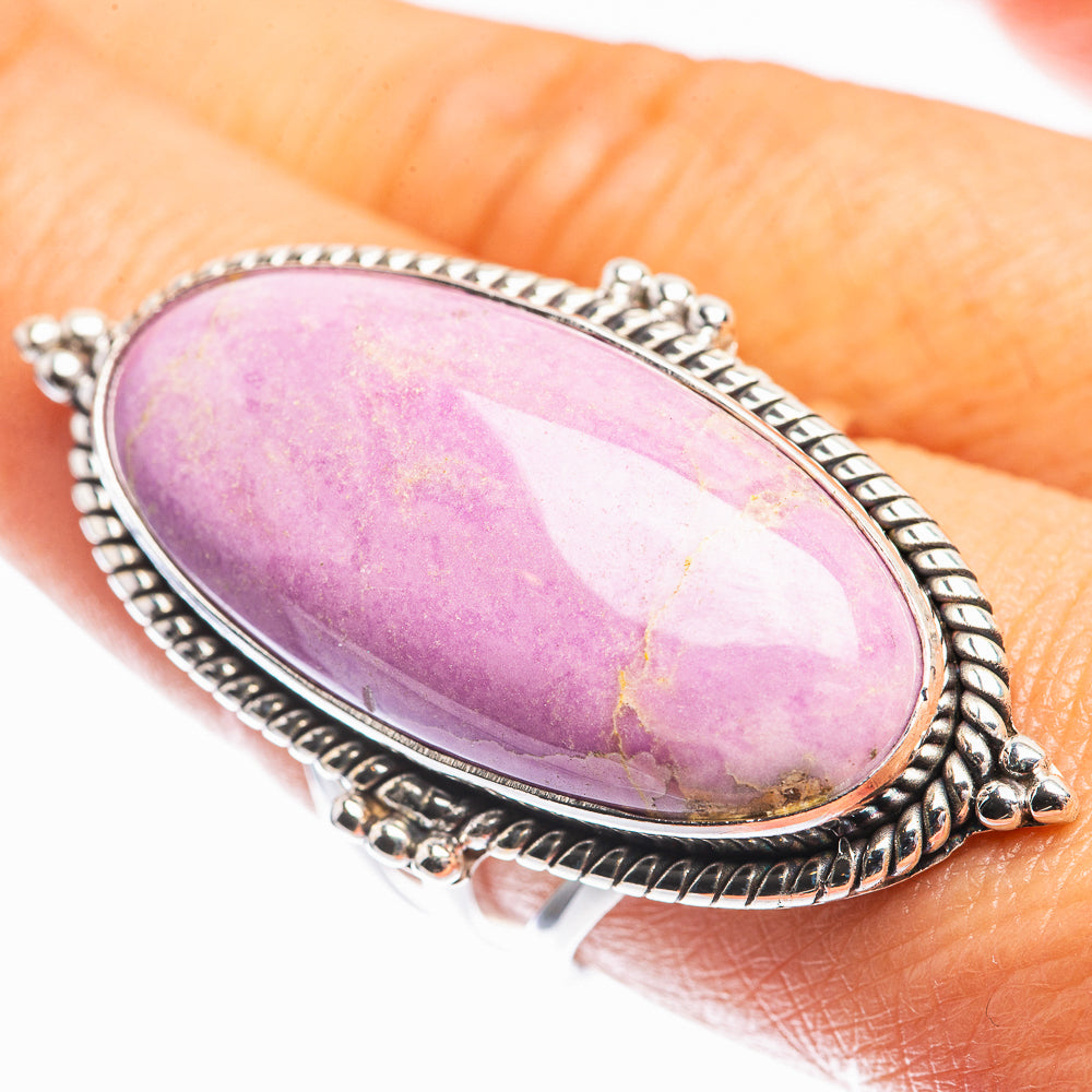 Large Phosphosiderite Ring Size 7.75 (925 Sterling Silver) R142346