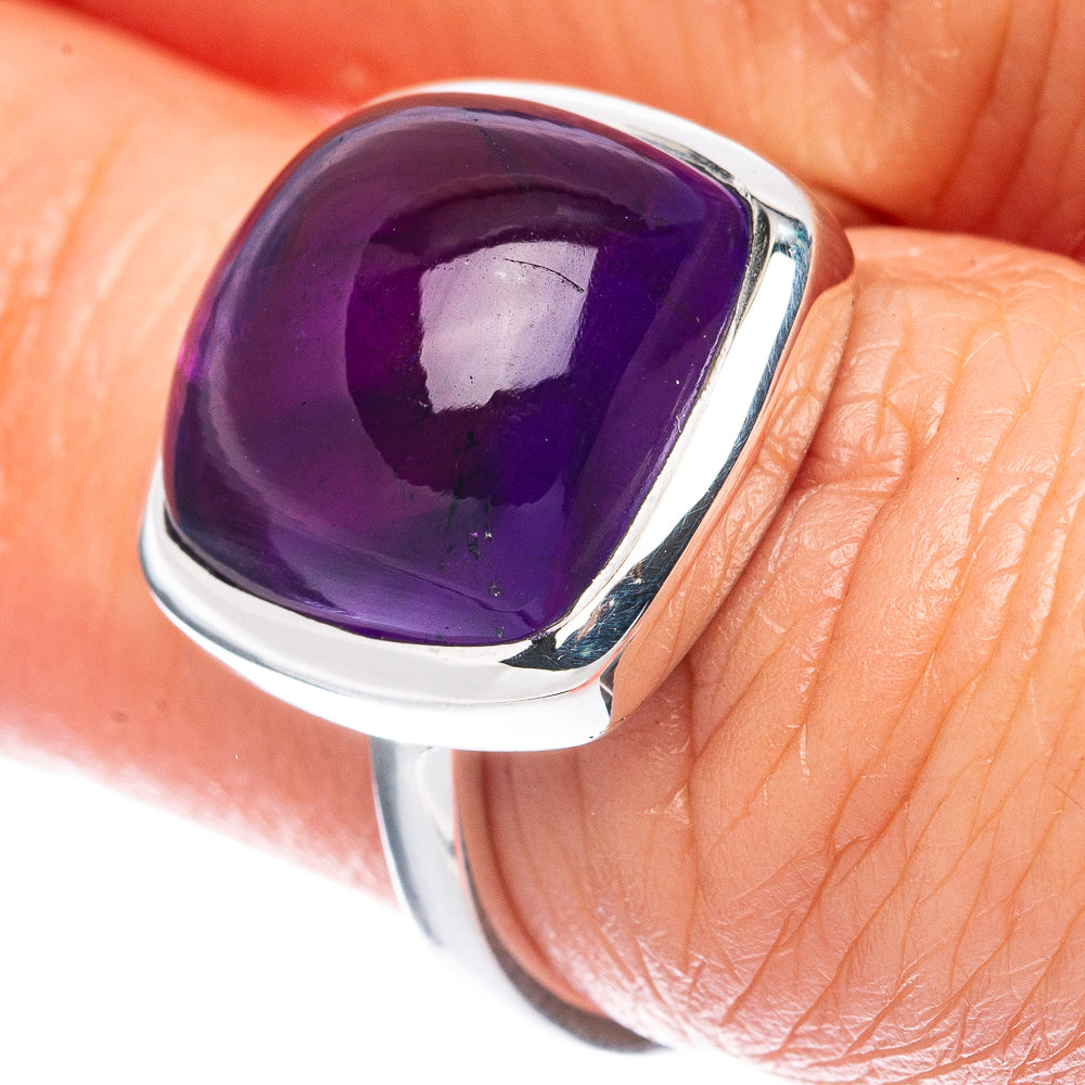 Premium Amethyst 925 Sterling Silver Ring Size 6 (925 Sterling Silver) R2736