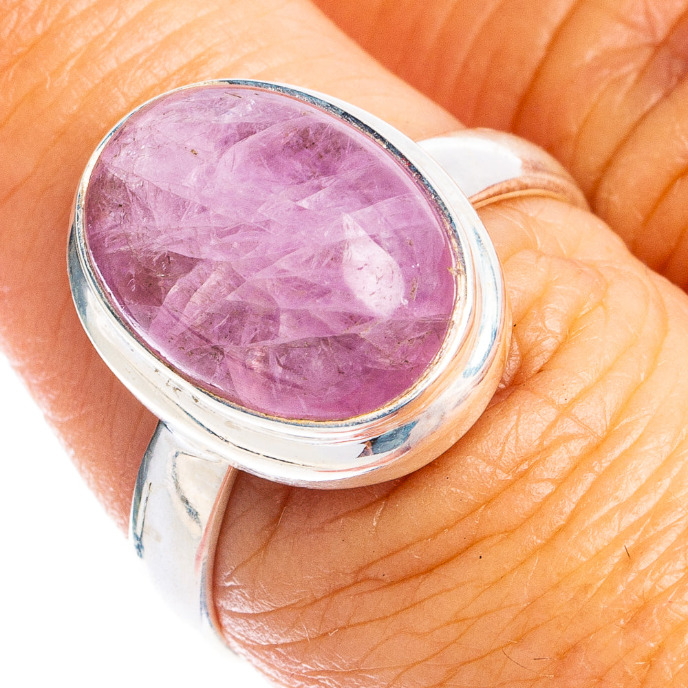 Rare Kunzite Ring Size 7.75 (925 Sterling Silver) R8474
