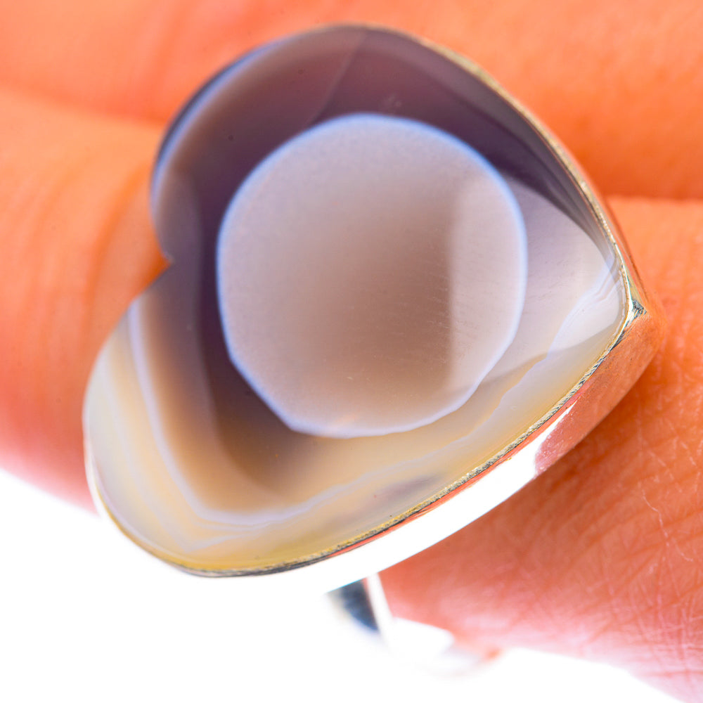 Large Botswana Agate Ring Size 10.5 (925 Sterling Silver) RING140061