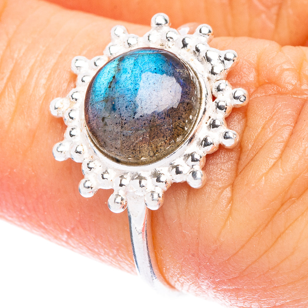 Labradorite Dainty Ring Size 6 (925 Sterling Silver) R146774