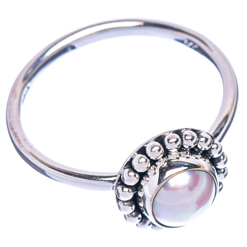 Cultured Pearl Ring Size 8.75 (925 Sterling Silver) R1194