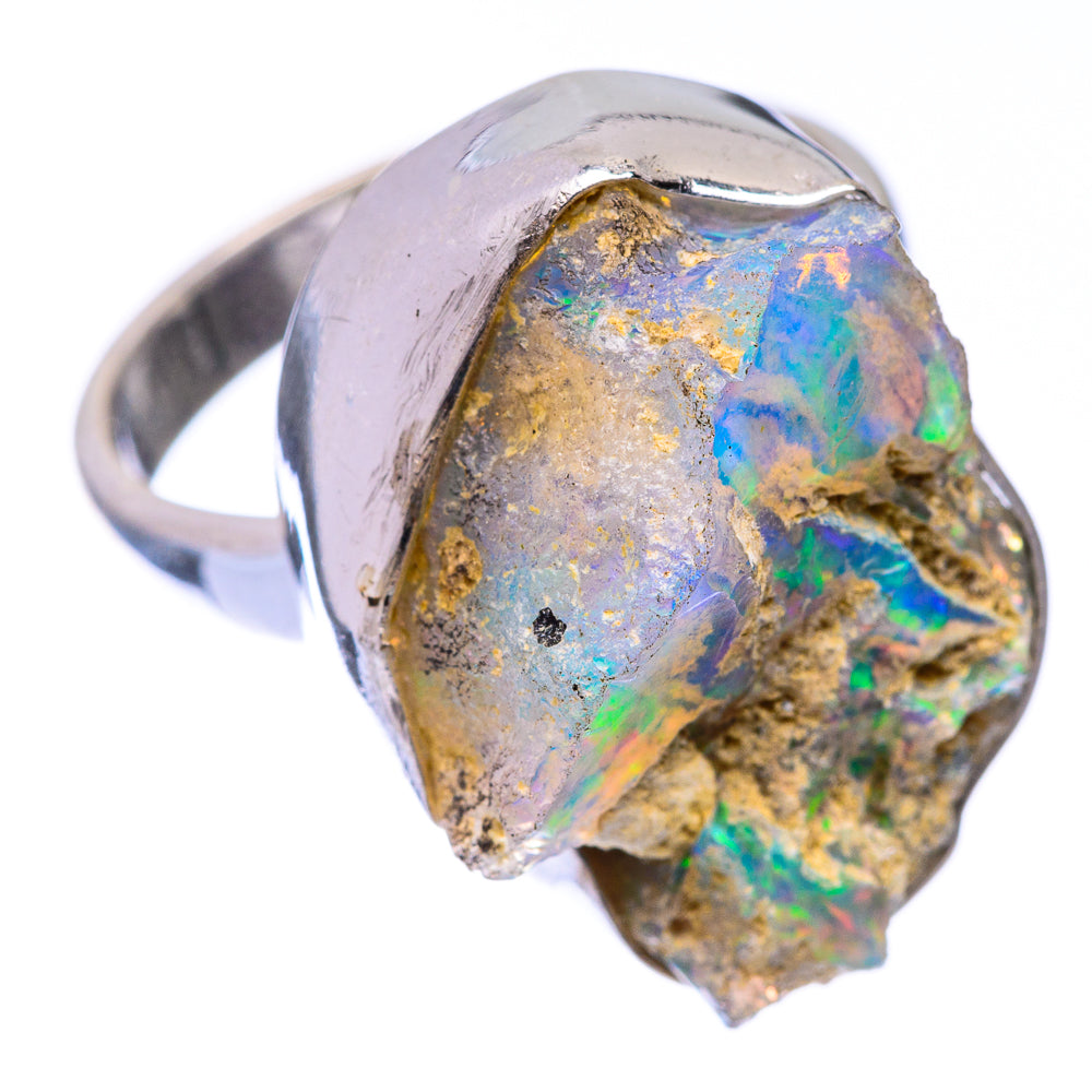 Raw Ethiopian Opal Ring Size 7 (925 Sterling Silver) R141125