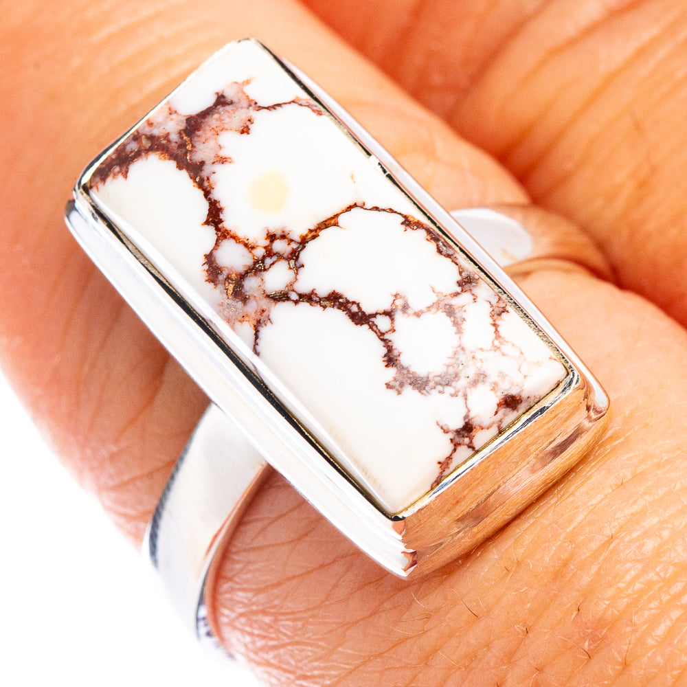 Wild Horse Jasper Ring Size 7.75 (.925 Sterling Silver)