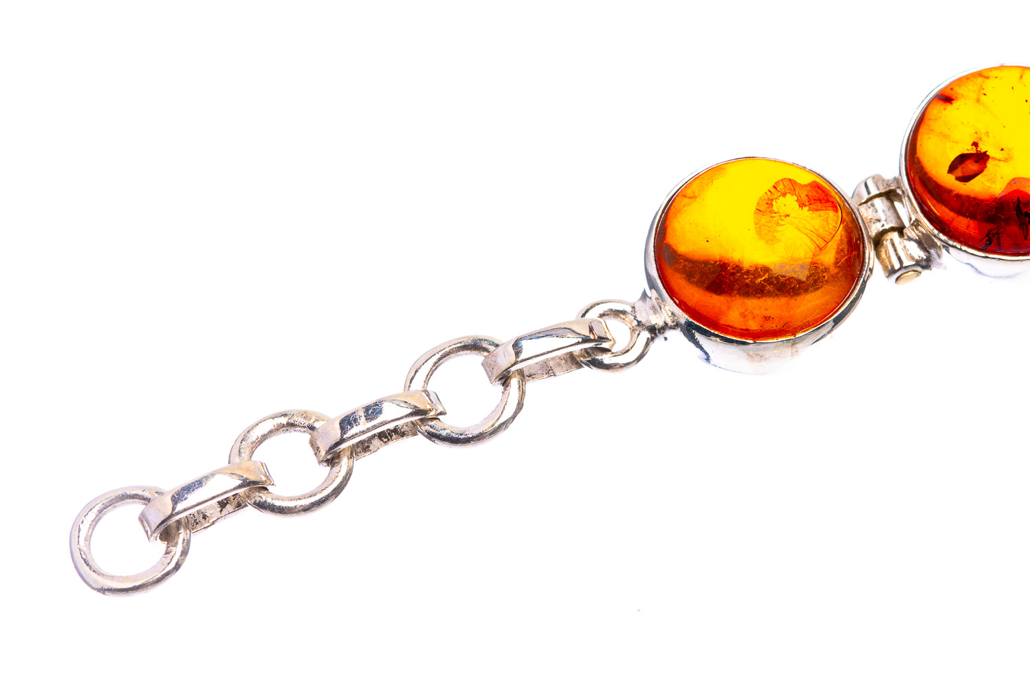 Balctic Amber 925 Sterling Silver Bracelet 7" to 8" B90249