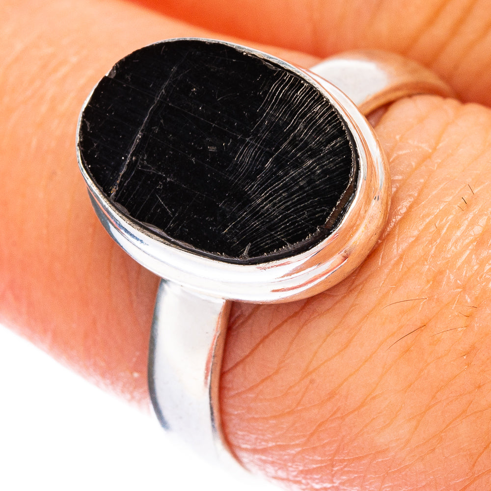 Shungite Ring Size 8 (925 Sterling Silver) R146931