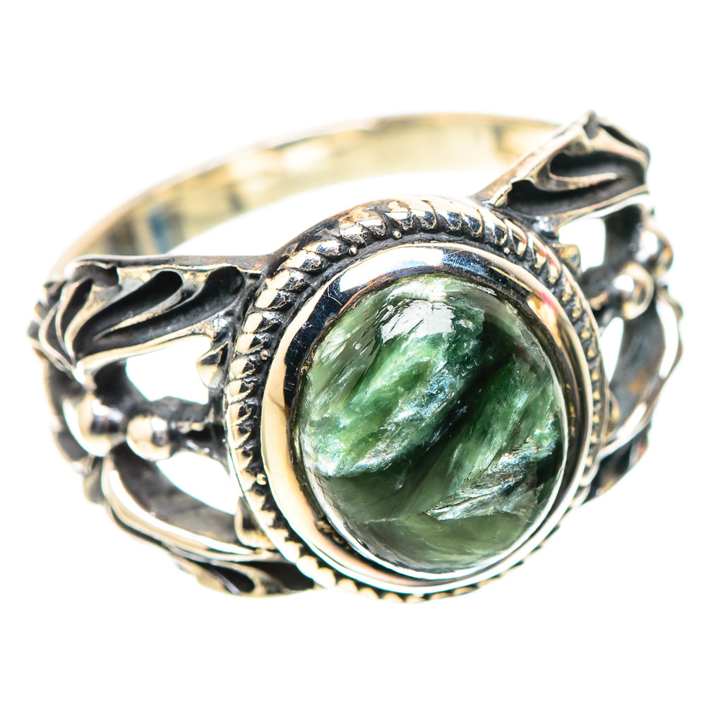 Seraphinite Ring Size 8.25 (925 Sterling Silver) RING138406