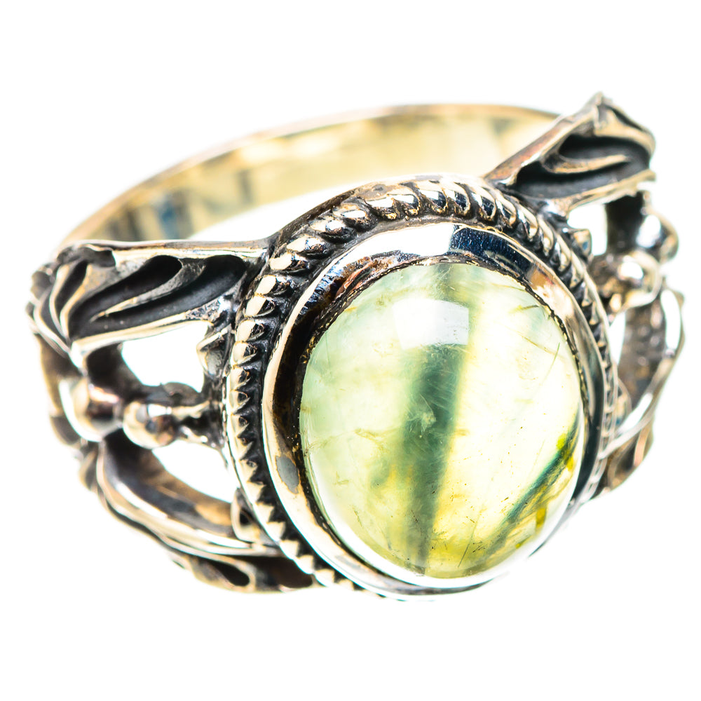 Prehnite Ring Size 7.25 (925 Sterling Silver) RING138526