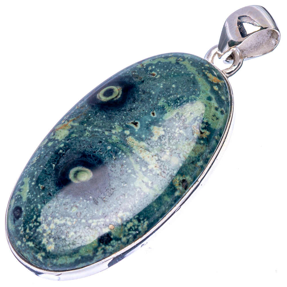 Rare Kambaba Galaxy Jasper Pendant 1 3/4" (925 Sterling Silver) P43185