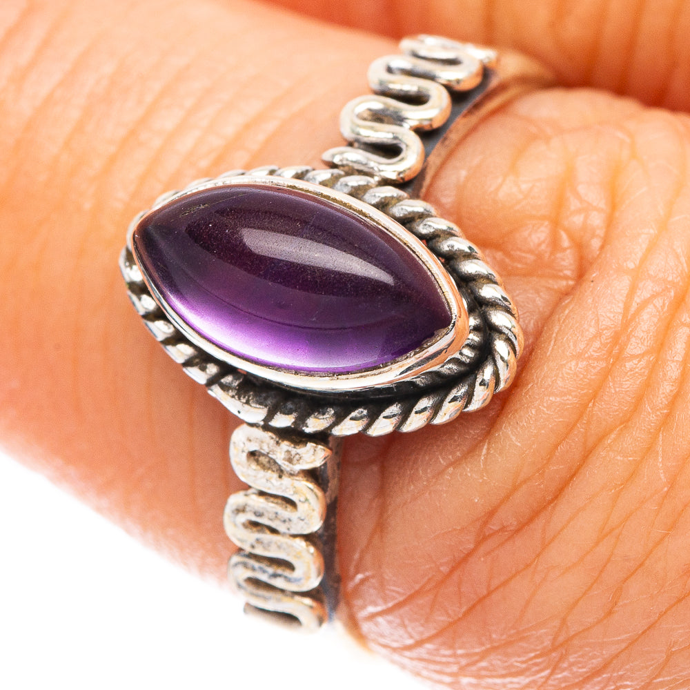 Amethyst Ring Size 7 (925 Sterling Silver) R5667