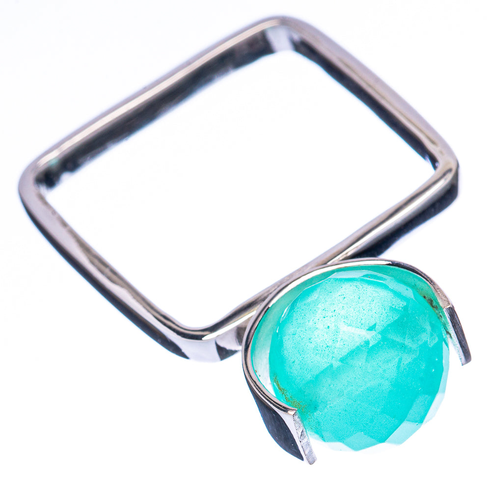 Asc Premium Natural Aquamarine Ring Size 8.5 (925 Sterling Silver) R3506