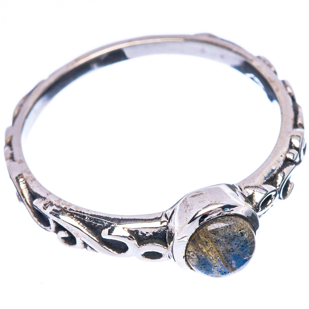 Labradorite Ring Size 7.25 (925 Sterling Silver) R5521