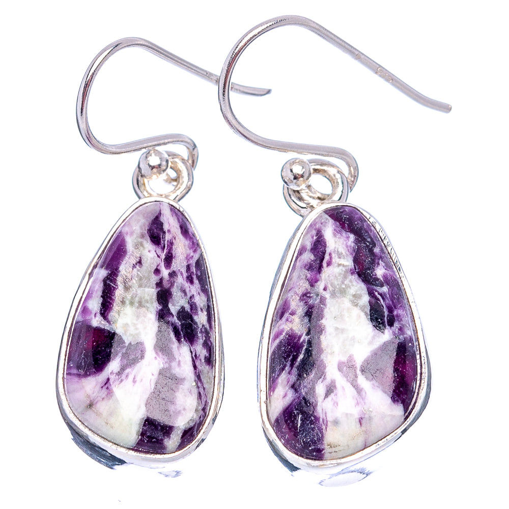 Kammererite Earrings 1 3/8" (.925 Sterling Silver)