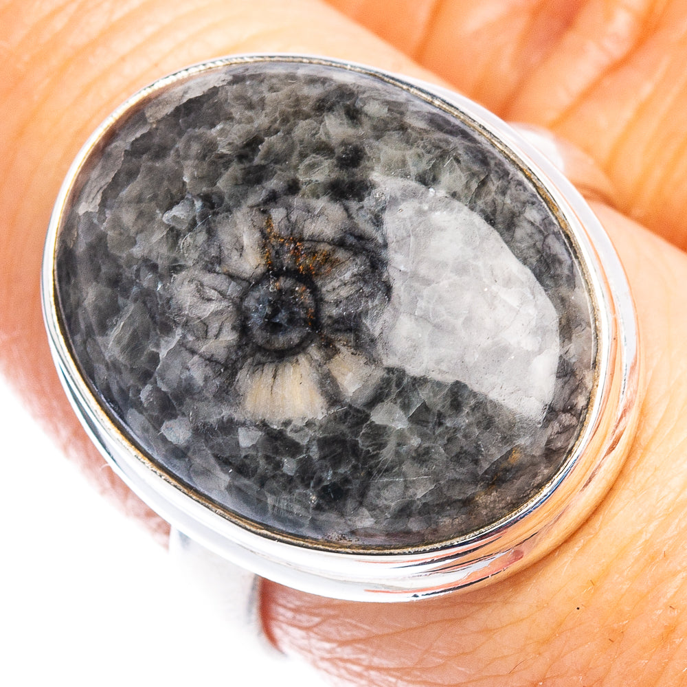 Stingray Coral Ring Size 8 (.925 Sterling Silver)