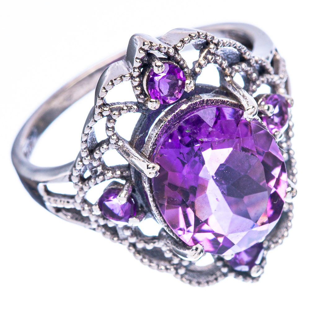 Amethyst 925 Sterling Silver Ring Size 9.5 Ana Co R2479