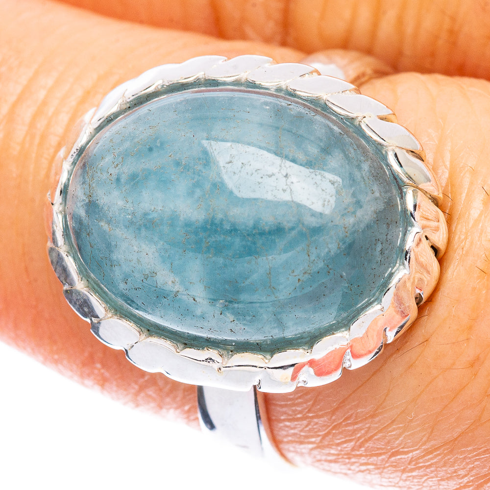 Aquamarine Ring Size 7.5 (925 Sterling Silver) R2470