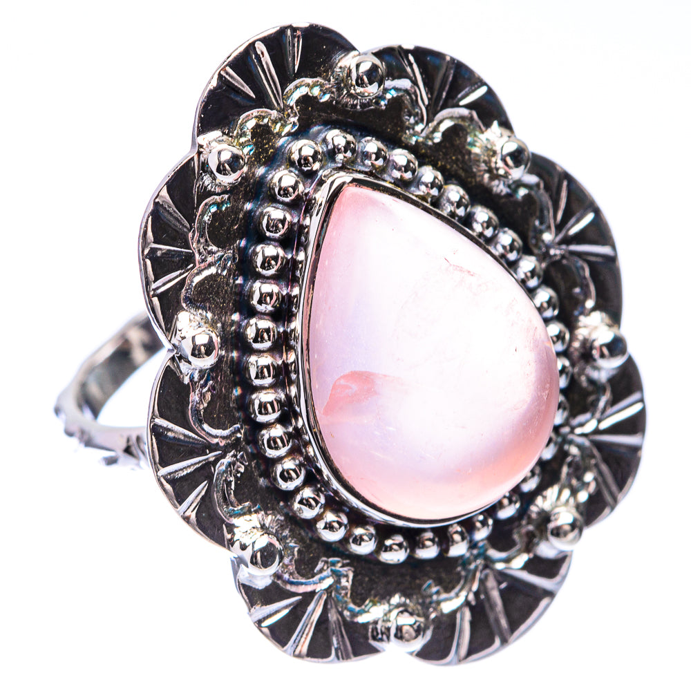 Premium Rose Quartz Ring Size 7.25 (925 Sterling Silver) R141820