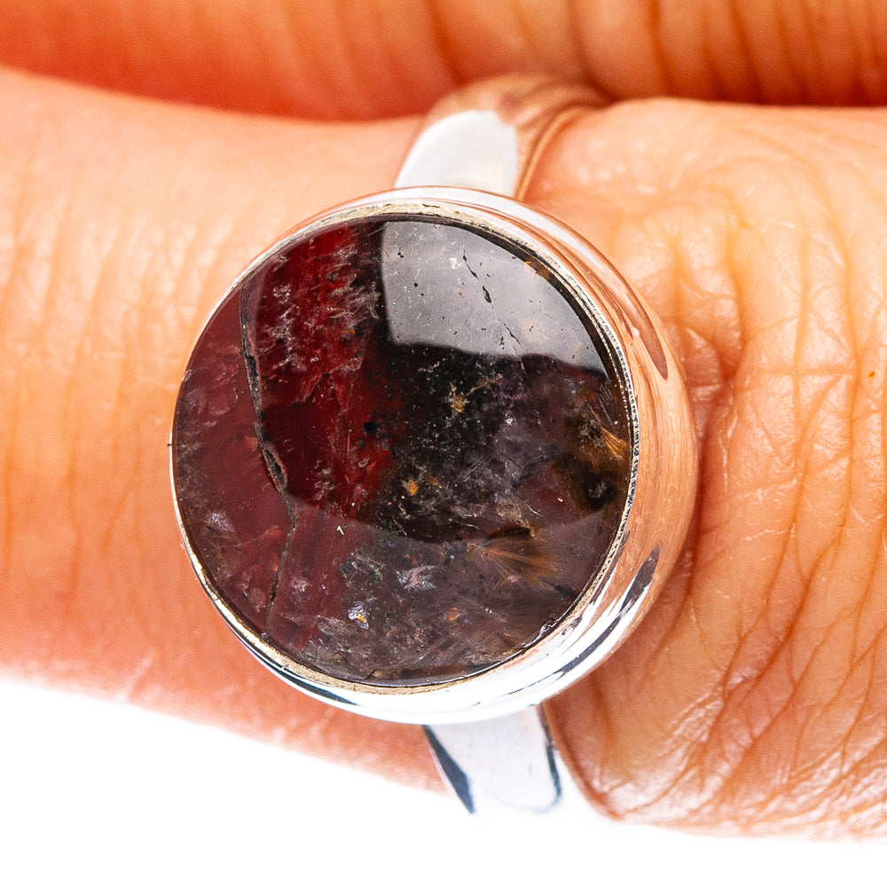 Rare Cacoxenite Ring Size 8 (925 Sterling Silver) R5043