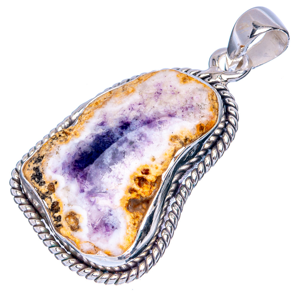 Rare Cacoxenite Pendant 1 1/2" (925 Sterling Silver) P41308