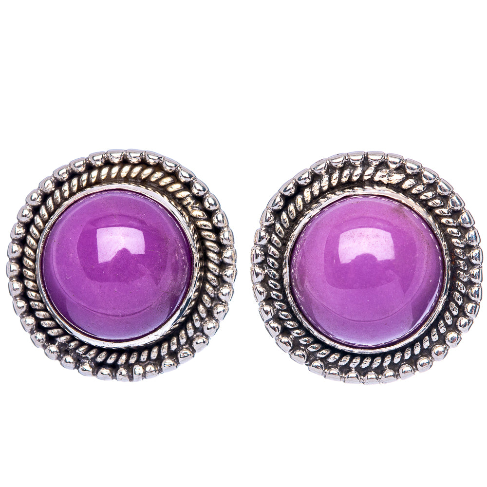 Phosphosiderite Earrings 5/8" (925 Sterling Silver) E1509