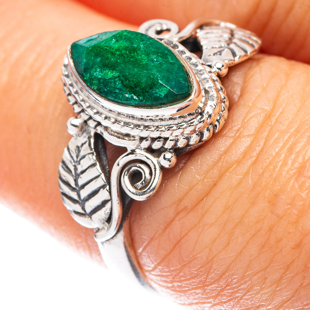 Green Sillimanite Ring Size 7 (925 Sterling Silver) R5543