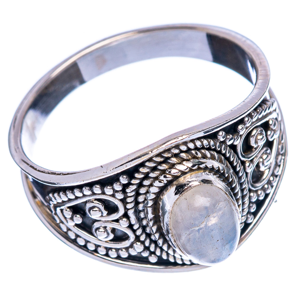 Rainbow Moonstone Ring Size 7.75 (925 Sterling Silver) R146440