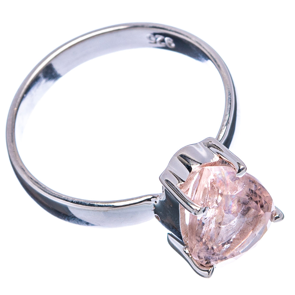 Rare Morganite Ring Size 5.75 (.925 Sterling Silver)