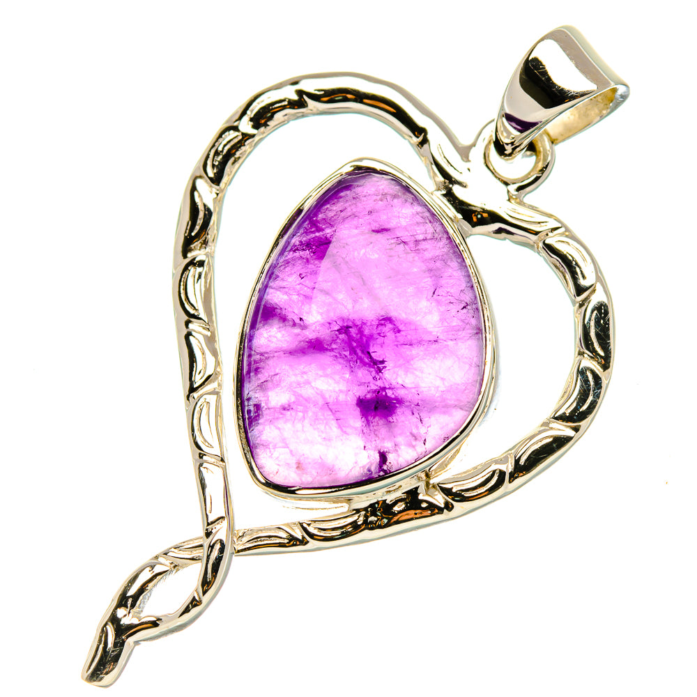 Premium Amethyst Pendant 1 5/8" (925 Sterling Silver) PD37867