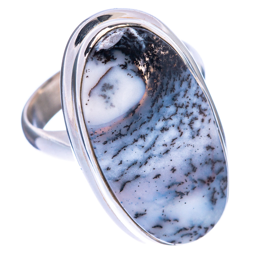 Dendritic Opal Ring Size 5 (925 Sterling Silver) R1463