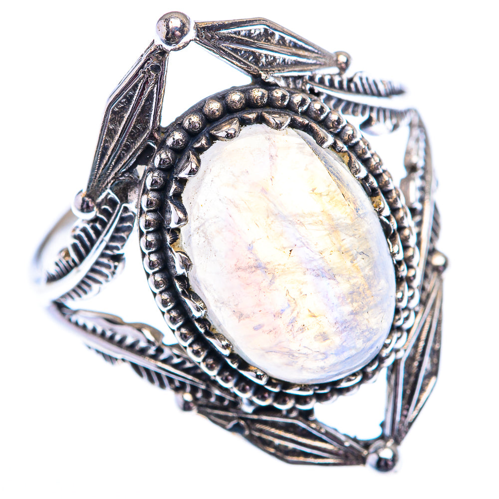 Rainbow Moonstone 925 Sterling Silver Ring Size 10 (925 Sterling Silver) RING140329
