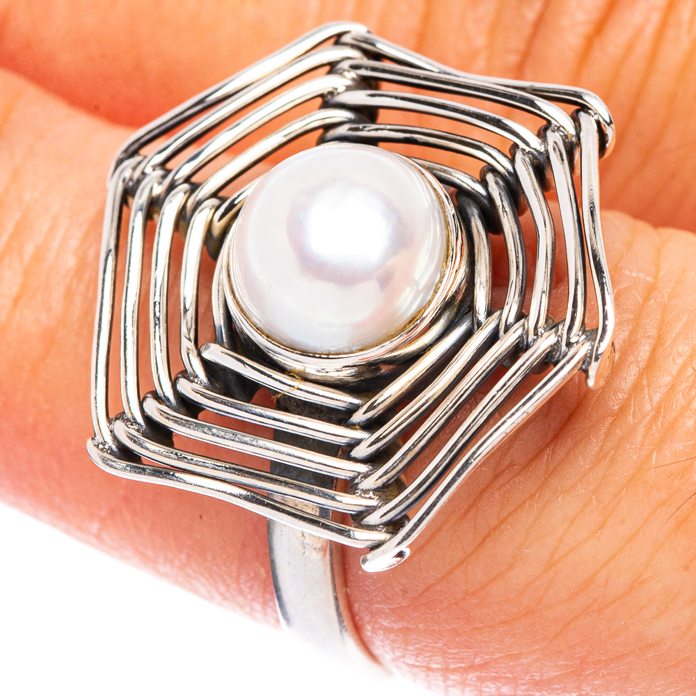 Cultured Pearl Ring Size 7.25 (925 Sterling Silver) R146799