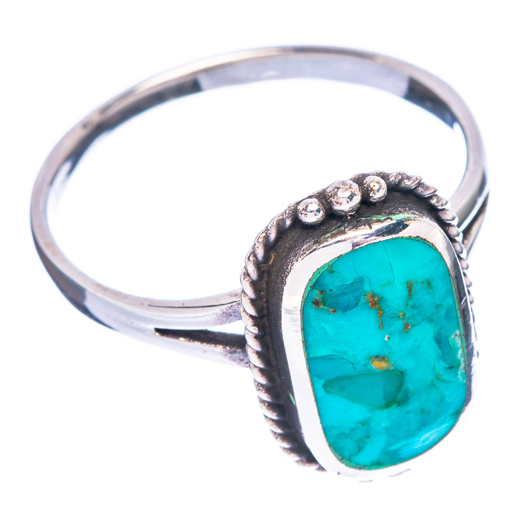 Rare Arizona Turquoise Ring Size 9.75 (925 Sterling Silver) R147036