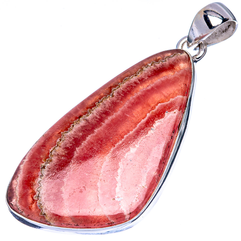Rhodochrosite Pendant 1 7/8" (925 Sterling Silver) P42173