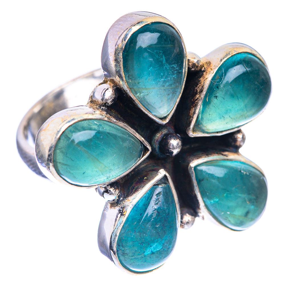 Blue Fluorite Ring Size 6 (925 Sterling Silver) RING143263