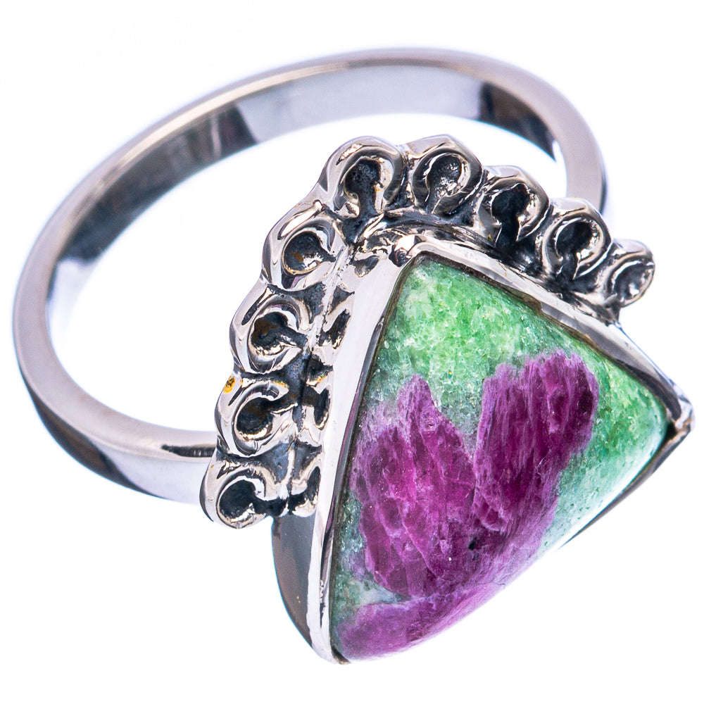 Asc Premium Ruby Zoisite Ring Size 5.75 (925 Sterling Silver) R3497
