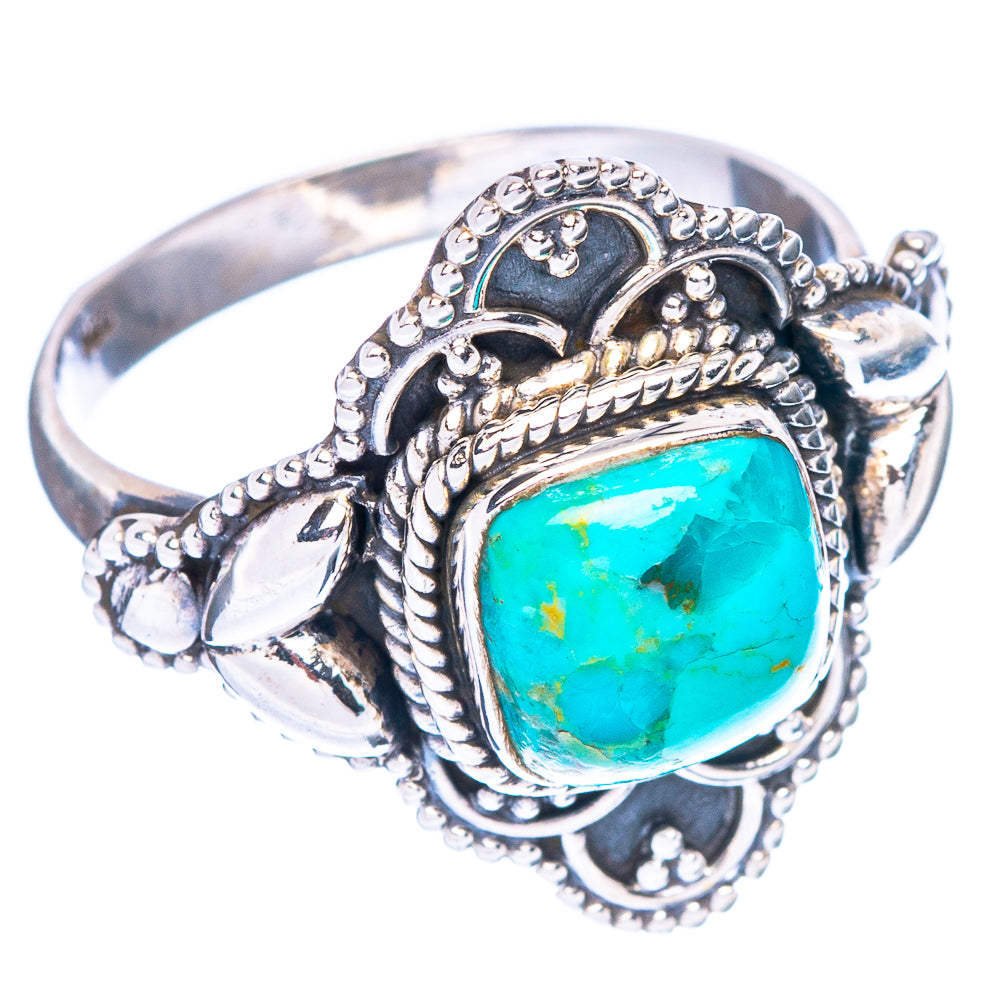 Rare Arizona Turquoise Ring Size 8 (925 Sterling Silver) R146969