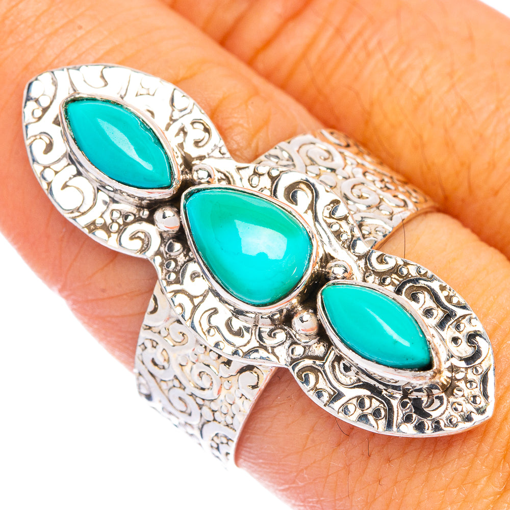 Sleeping Beauty Turquoise Ring Size 9 (925 Sterling Silver) R144417
