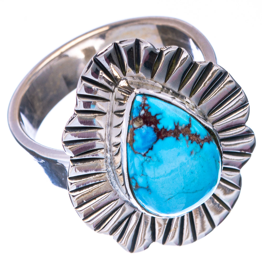 Exclusive Golden Hills Turquoise Ring Size 9 Adjustable (.925 Sterling Silver)