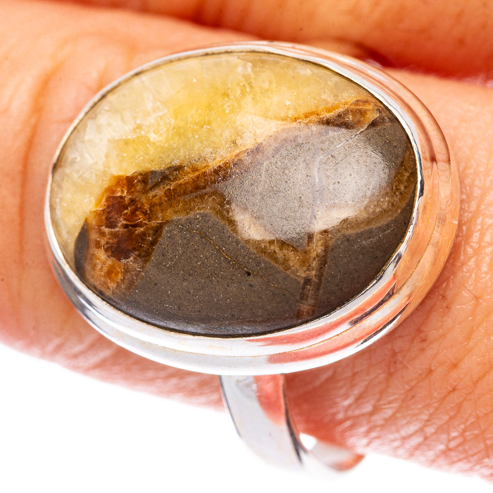 Septarian Ring Size 11 (925 Sterling Silver) R1678