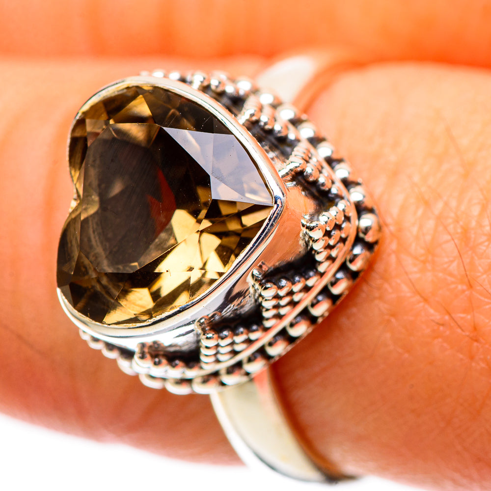 Smoky Quartz Ring Size 8 (925 Sterling Silver) RING138986