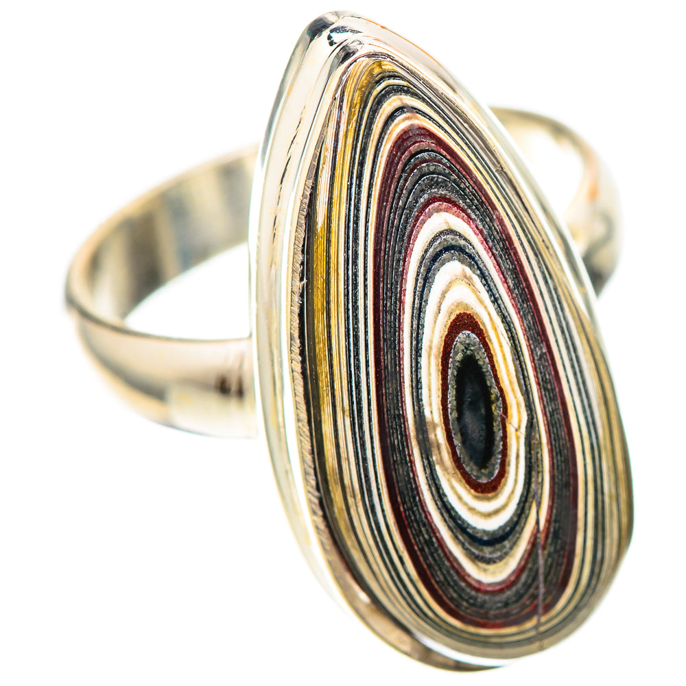 Fordite Ring Size 6.75 (925 Sterling Silver) RING139763