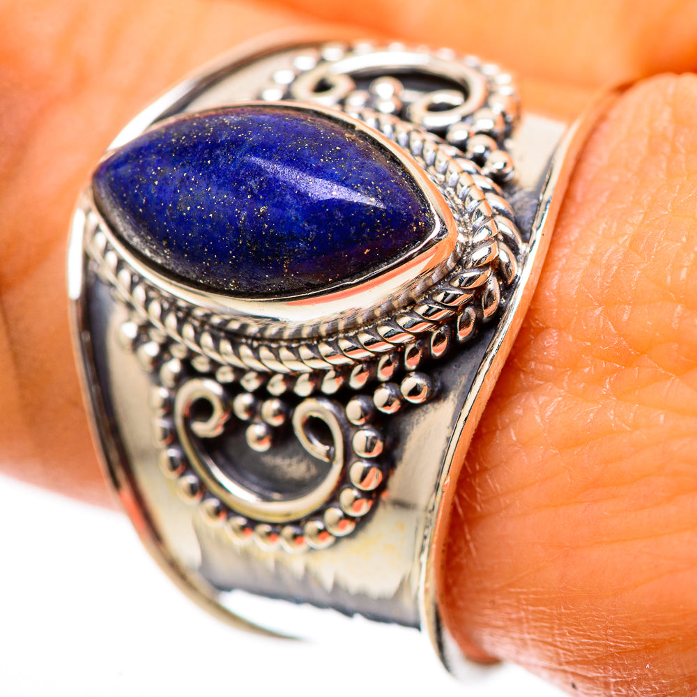 Lapis Lazuli 925 Sterling Silver Ring Size 10.25 (925 Sterling Silver) RING139361