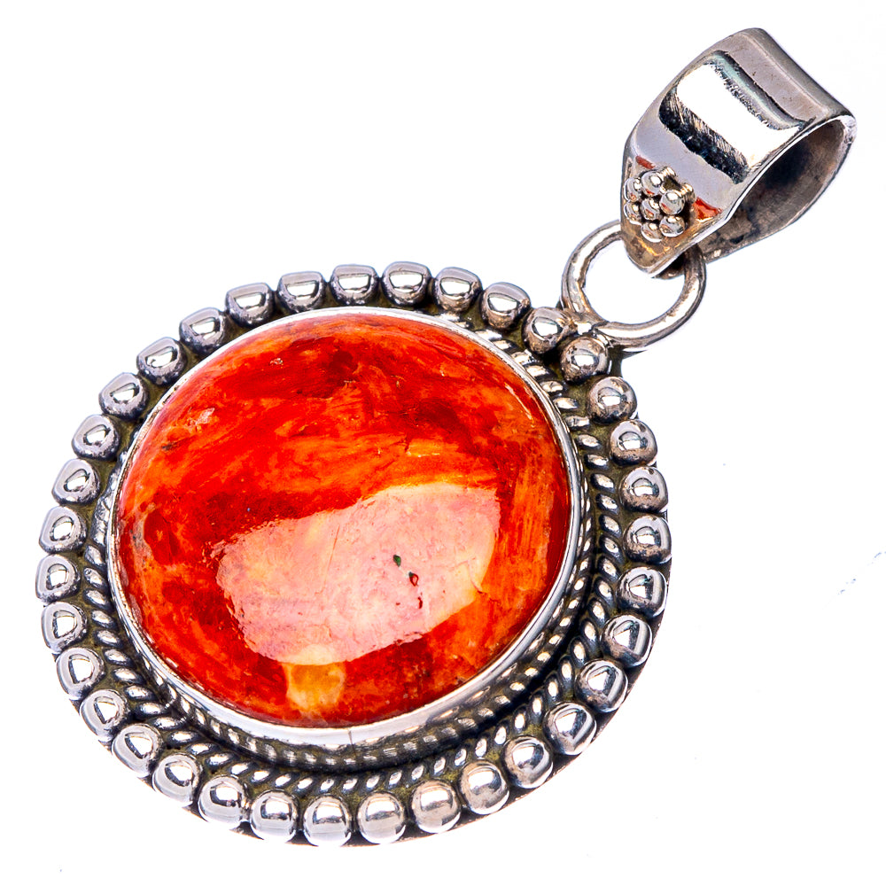 Sponge Coral Pendant 1 1/4" (925 Sterling Silver) P41049