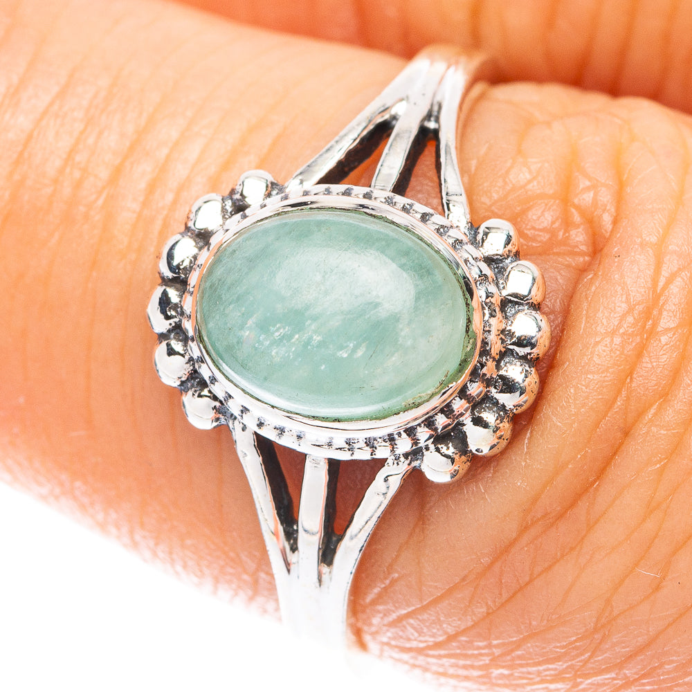 Aquamarine Ring Size 6.75 (925 Sterling Silver) R5633