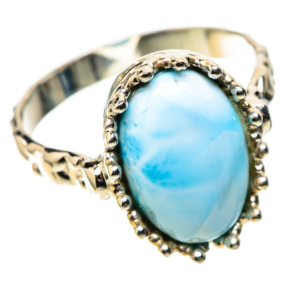 Premium Larimar Ring Size 9 (925 Sterling Silver) RING138100
