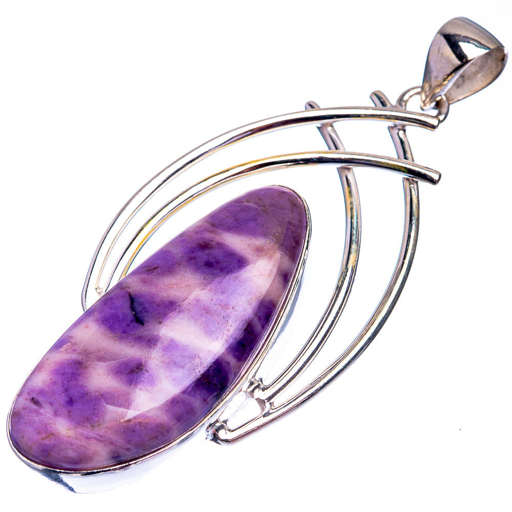 Lepidolite Pendant 2 3/8" (925 Sterling Silver) P38847