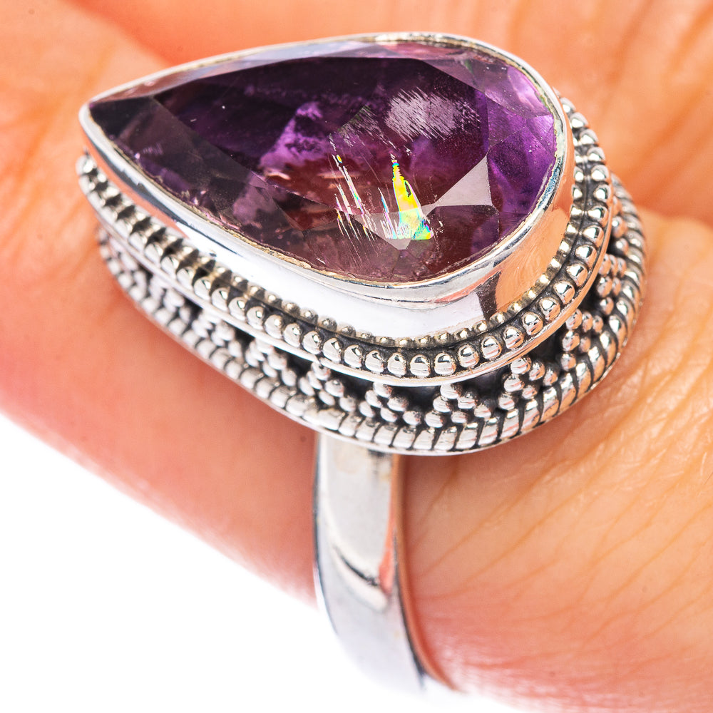 Large Faceted Ametrine Ring Size 8 (925 Sterling Silver) R144822